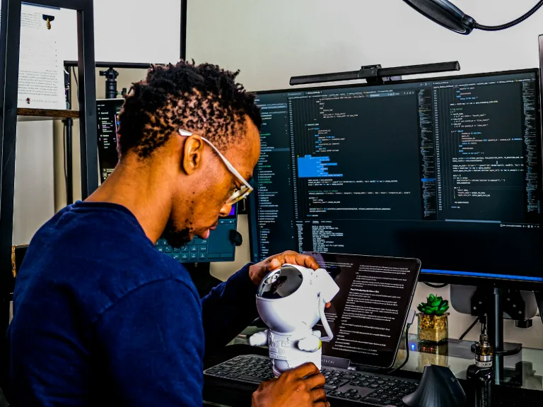 AI engineer building and testing an AI-powered system
